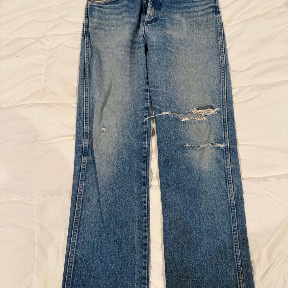 Wrangler Blue Distressed Men Jeans
